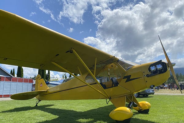 Concrete Fly-In yellow plane