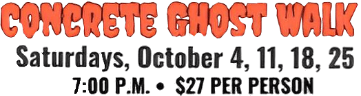 Concrete Ghost Walk title