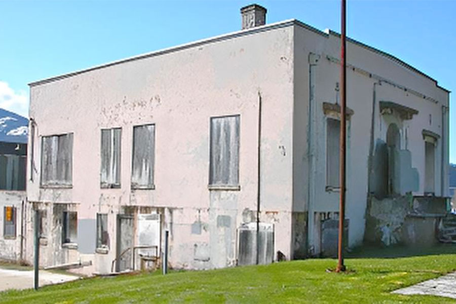 Superior building from side